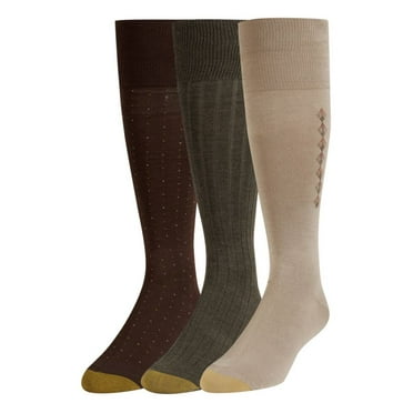 EMEM Apparel Men’s Mild Compression Over the Calf Socks 12-15 mmHg 2-Pack Big and Tall Available 